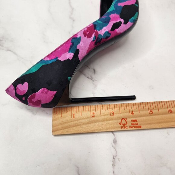 Saint Laurent Paris Floral Print Pumps Stiletto Heels Formal - Picture 12 of 12